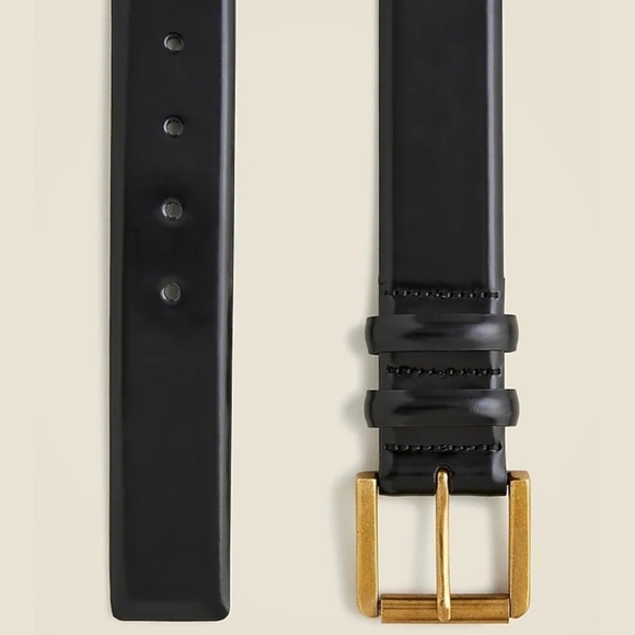 New! J. Crew Wide Belt in Spazzolato Leather - Picture 2 of 12